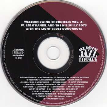 CD W. Lee O'Daniel: Western Swing Chronicles Vol. 4