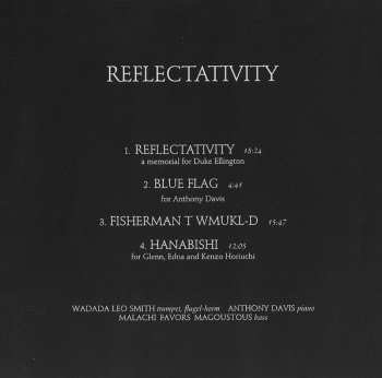 CD Wadada Leo Smith: Reflectativity