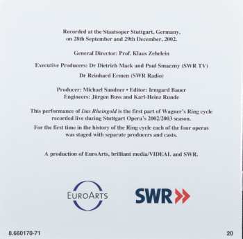 2CD Richard Wagner: Das Rheingold