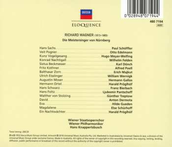 4CD Wiener Philharmoniker: Die Meistersinger von Nürnberg