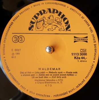 LP Waldemar Matuška: Waldemar