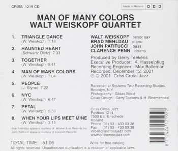 CD Walt Weiskopf: Man Of Many Colors