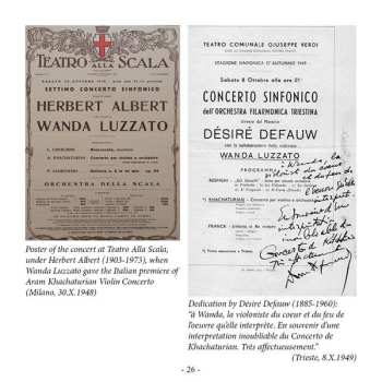 8CD/Coffret Wanda Luzzato: The Art Of Violin 2 - 1955-1979 Unreleased Recordings LTD
