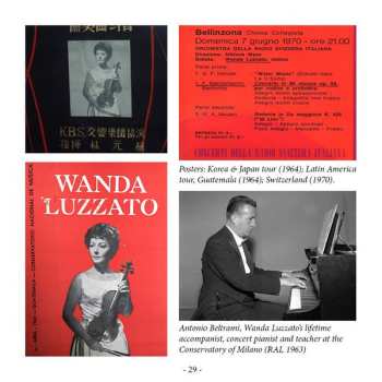 8CD/Coffret Wanda Luzzato: The Art Of Violin 2 - 1955-1979 Unreleased Recordings LTD