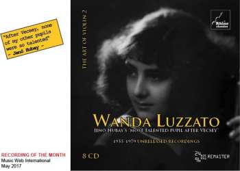 8CD/Coffret Wanda Luzzato: The Art Of Violin 2 - 1955-1979 Unreleased Recordings LTD