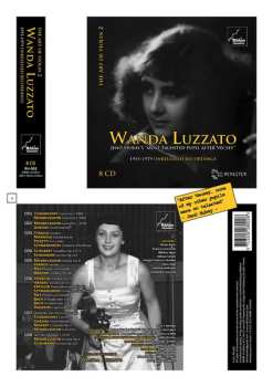 8CD/Coffret Wanda Luzzato: The Art Of Violin 2 - 1955-1979 Unreleased Recordings LTD