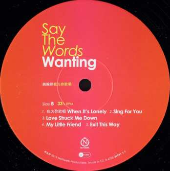 LP Wanting: Say The Words