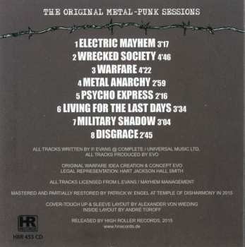 CD Warfare: Metal Anarchy The Original Metal-Punk Sessions
