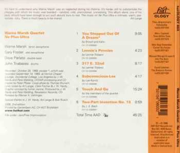 CD Warne Marsh: Ne Plus Ultra