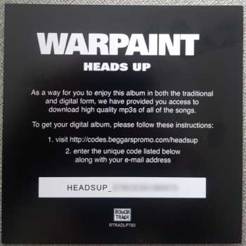 2LP Warpaint: Heads Up