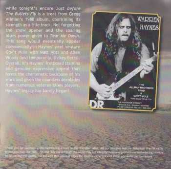 2CD Warren Haynes: Live At Emerson College Boston November '93