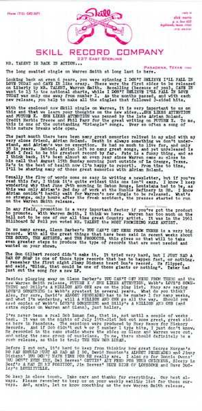 CD Warren Smith: Call Of The Wild