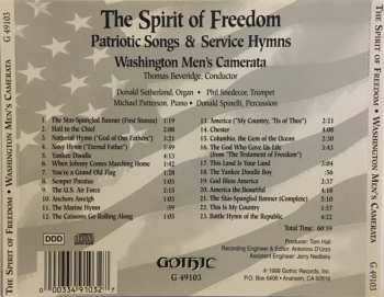 CD Washington Men's Camerata: The Spirit Of Freedom: Patriotic Songs & Service Hymns