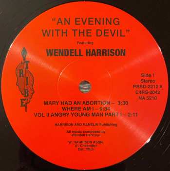 LP Wendell Harrison: An Evening With The Devil