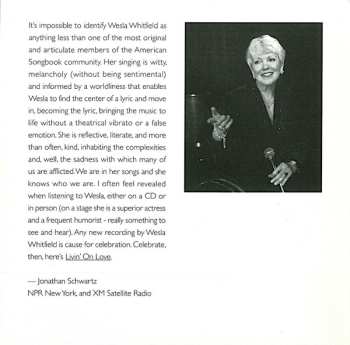 CD Wesla Whitfield: Livin' On Love