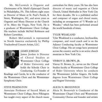 2CD Westminster Choir: An Evening Of Readings And Carols - The 30th Anniversary Live Recording