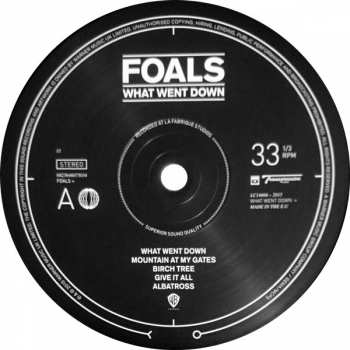 LP Foals: What Went Down