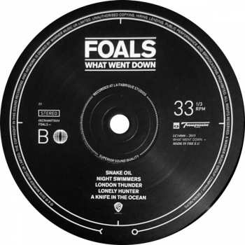 LP Foals: What Went Down