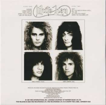 5CD/Coffret White Lion: All You Need Is Rock 'N' Roll: The Complete Albums 1985-1991 LTD