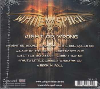 CD White Spirit: Right Or Wrong