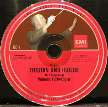 4CD/Coffret Wilhelm Furtwängler: Tristan Und Isolde