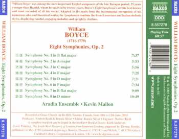 CD William Boyce: Eight Symphonies, Op. 2