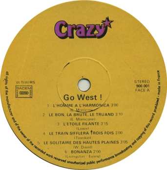 LP William David And His Orchestra: Go West !