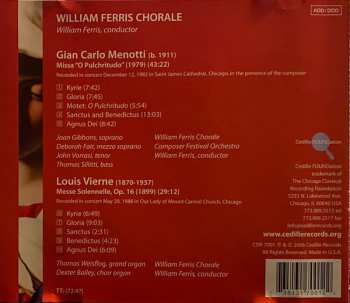 CD Louis Vierne: Menotti & Vierne