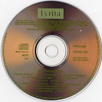 CD The London Symphony Orchestra: William Mathias: Dance Overture / Divertimento / Invocation And Dance / Prelude, Aria And Finale / Sinfonietta / Laudi / Vistas