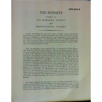 3LP/Coffret William Shakespeare: The Sonnets