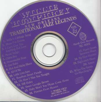 CD Willie Humphrey: New Orleans Traditional Jazz Legends Vol. 2