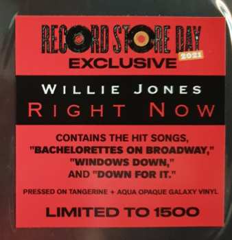 LP Willie Jones: Right Now LTD | CLR