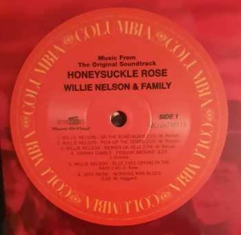 2LP Willie Nelson & Family: Honeysuckle Rose (Music From The Original Soundtrack) LTD | NUM | CLR