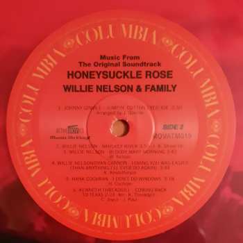 2LP Willie Nelson & Family: Honeysuckle Rose (Music From The Original Soundtrack) LTD | NUM | CLR