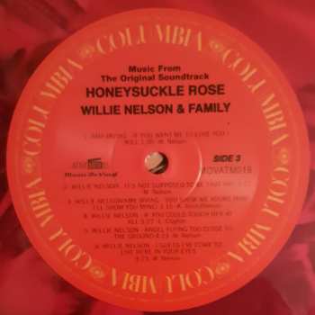 2LP Willie Nelson & Family: Honeysuckle Rose (Music From The Original Soundtrack) LTD | NUM | CLR