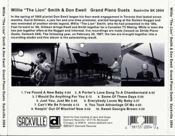 CD Willie "The Lion" Smith: Grand Piano Duets