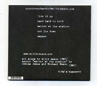 CD Willy Mason: Willy Mason!