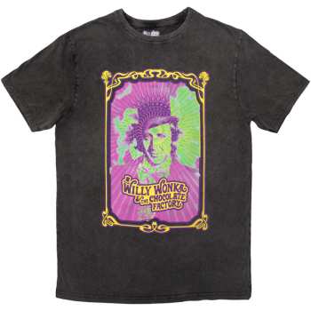 Merch Willy Wonka: Stone Wash T-shirt Psych Affiche