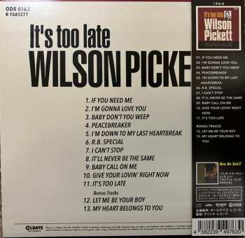 CD Wilson Pickett: It's Too Late