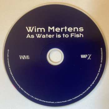 CD Wim Mertens: As Water Is To Fish