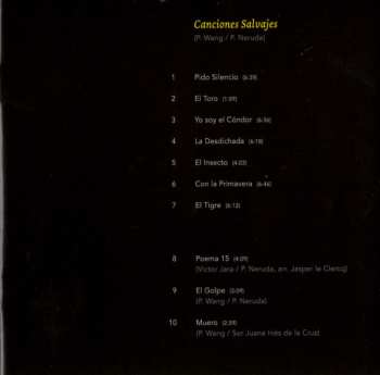 CD Winanda Del Sur: Canciones Salvajes