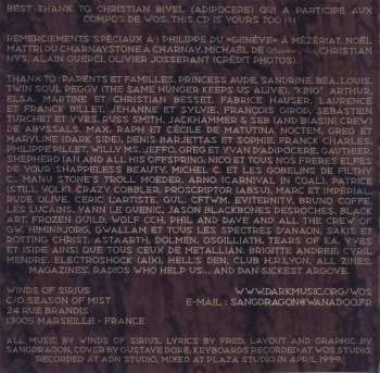 CD Winds Of Sirius: Beyond All Temples And Myths
