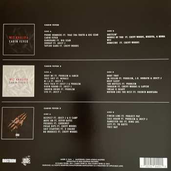 3LP/Coffret Wiz Khalifa: Cabin Fever Trilogy CLR