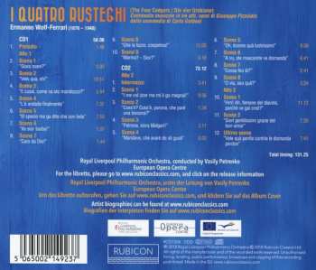 2CD Royal Liverpool Philharmonic Orchestra: I Quattro Rusteghi
