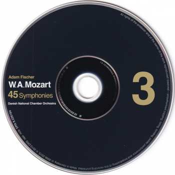 12CD/Coffret Wolfgang Amadeus Mozart: 45 Symphonies