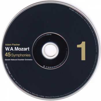 12CD/Coffret Wolfgang Amadeus Mozart: 45 Symphonies