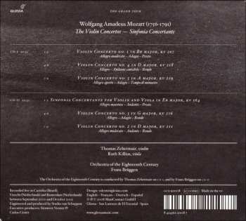 2CD Wolfgang Amadeus Mozart: The Violin Concertos • Sinfonia Concertante DIGI