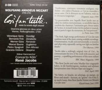 3CD/Coffret Wolfgang Amadeus Mozart: Così Fan Tutte