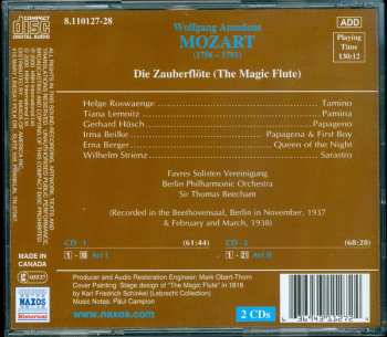 2CD Sir Thomas Beecham: Die Zauberflöte