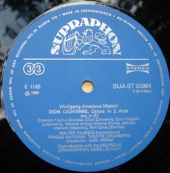 4LP/Coffret Wolfgang Amadeus Mozart: Don Giovanni, Opera In 2 Acts